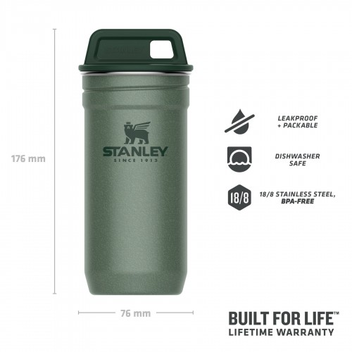 Stanley Hammertone Green 20 oz Nested Stainless Steel Shotglass