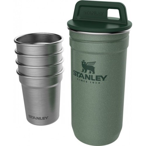 Stanley Hammertone Green 20 oz Nested Stainless Steel Shotglass Set