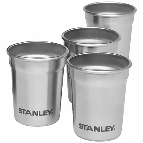 Stanley Adventure Nesting Stainless Steel Shot Glass Set Hammertone Green 10 01705 033