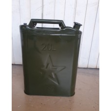 20L Petrol Gas Gasoline Generic Jerry Can Fuel Tank - Green ( Diesel / Fuel / Water)