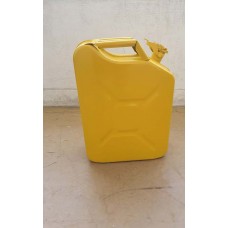 20L Petrol Gas Gasoline Generic German Jerry Can Fuel Metal Tank - Yellow ( Diesel / Fuel / Water)