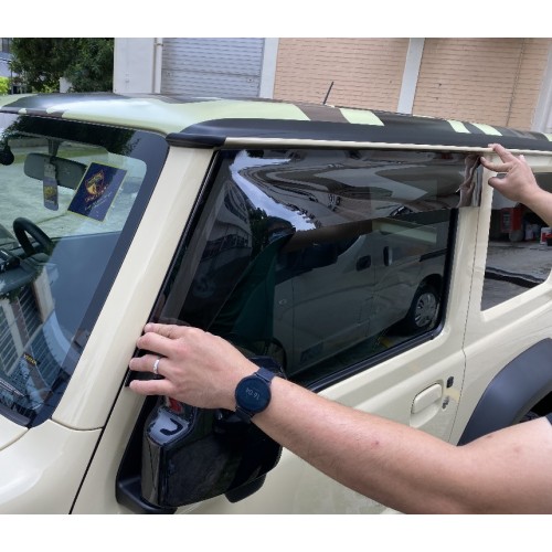 Buy Window Visor for Suzuki Jimny Sierra [jb64-spw-ls] – MUD FACTORY