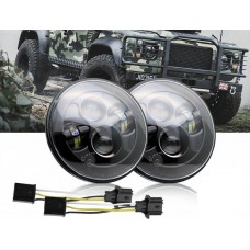 4X4 LED Front Headlight 7" Inch For Land Cruiser LC60 