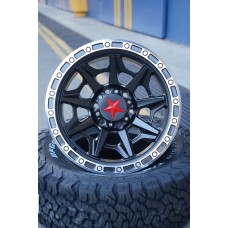 Red Star Black Rim (per unit) For Prado, Pajero, Fortuner , Hilux , Triton , Dmax & Navara