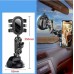 4X4 Universal Car Metal Arm Windshield Window Glass Suction Phone Holder Mount