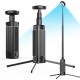 Camping Lantern Rechargeable Flash Light with Extendable Light Tripod 3 Lighting 12000mah Torchlight