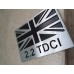 Land Rover Vehicle Car Body Decoration Metal Plate Emblem Badge - UK Flag 2.2 TDCI Badge