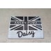 Land Rover Vehicle Car Body Decoration Metal Plate Emblem Badge - UK Flag Angry Puma Daisy