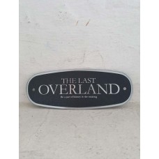 Land Rover Vehicle Car Body Decoration Metal Plate Emblem Badge - The Last Overland Design 3