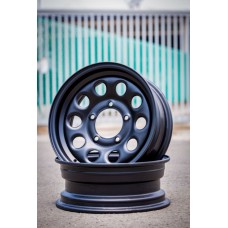 (Per Unit) Suzuki Jimny Sierra JB64 JB74 195/80 R15 PCD5x139.7 (5x5.5) Original Wheel Steel Rim Take Off - Matt Black  (Also fit Sierra SJ410 JB64 JB43 JA22)