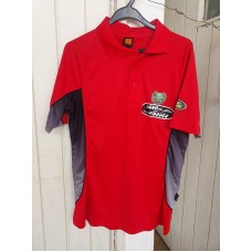 Land Rover Defender 20th Anniversary England Solihull WarwickShire Unisex Polo Tee Shirt Red