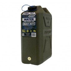 Pro Quip Jerry Can Plastic Fast Pour Fuel Can Petrol Water Diesel Green With Tap 22 Litres Proquip