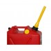 Pro Quip Jerry Can Plastic Fast Pour Fuel Can Petrol Water Diesel Red 20 Litres Proquip