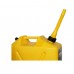 Pro Quip Jerry Can Plastic Fast Pour Fuel Can Petrol Water Diesel Yellow 20 Litres Proquip