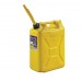 Scepter Jerry Can HDPE Plastic 20 Litres Yellow (Petrol/Diesel) 