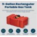 Scepter Rectangular Jerry Can Fuel Tank 34 Litres 9 Gallon Red (Petrol/Diesel) 