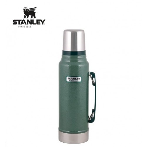 Stanley Classic Vacuum Bottle In Hammertone Green