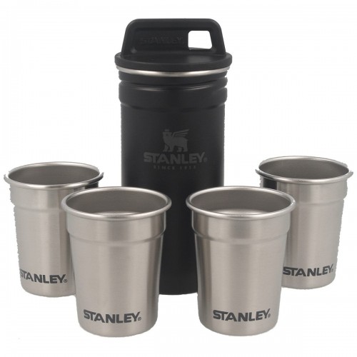 Stanley Adventure Stainless Steel Shot Glass Set Matt Black 10-01705-034