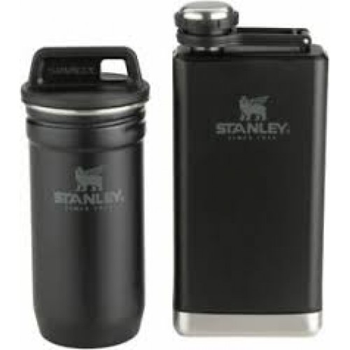 stanley flask and shot glass set