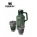 Stanley Growler 1.9L Gift Set Hammertone Green With 4 Pack Tumbler 12oz 10-02116-018