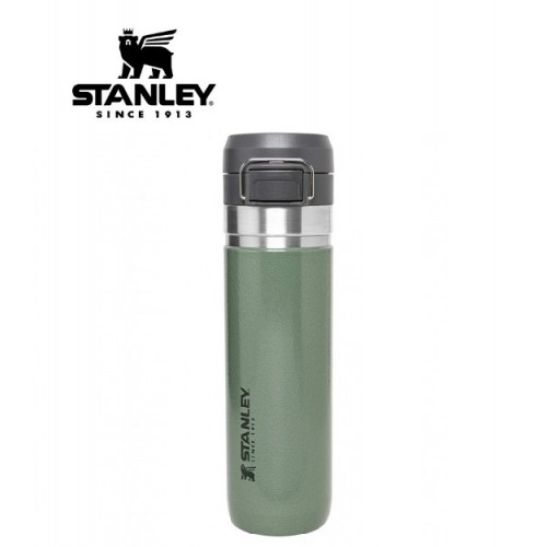Buy Stanley Quick Flip GO Bottle Hammertone Green, 24 oz Online at