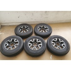 Dunlop AT20 Grandtrek Tyres 195/80R15 With Suzuki Jimny Original Stock With Rims Take Off (Set of 5) Low Mileage Dated 0424