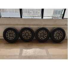 Dunlop AT20 Grandtrek Tyres 195/80R15 With Suzuki Jimny Original Stock Rims Take Off (Set of 4) Low Mileage Dated 0824