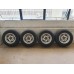 (Set of 4) USED Dunlop Tyres 195/80R15 195 80 R15 Tire With JB43 Japan Rims Take Off Dated 0419